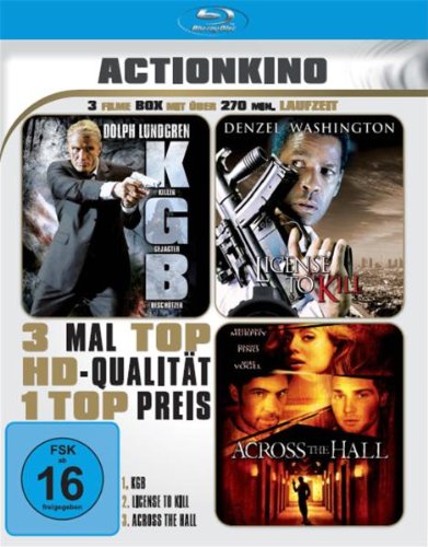 Blu-ray - KGB / License to Kill / Across the Hill (Actionkino)