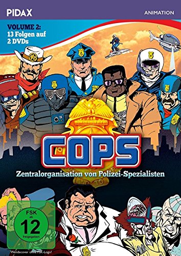  - C.O.P.S., Vol. 2 / Weitere 13 Folgen der erfolgreichen Serie (Pidax Animation) [2 DVDs]