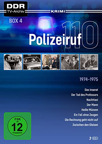 DVD - Polizeiruf 110 - Box 4 (1974 - 1975) (DDR TV-Archiv)