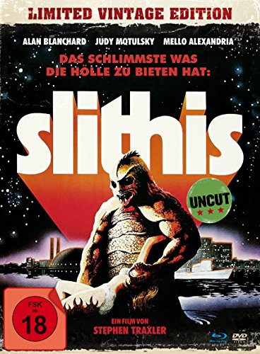  - Slithis - uncut Vintage Edition (+ DVD) - Mediabook, limitiert auf 1.500 Stück, inkl. Booklet, HD neu abgetastet [Blu-ray]