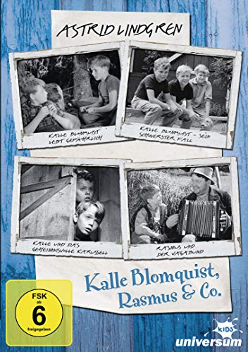 DVD - Astrid Lindgren - Kalle Blomquist, Rasmus & Co. (original schwarz-weiß Filme) [2 DVDs]