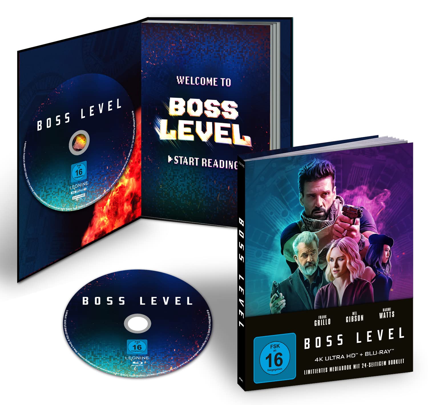 Blu-ray - Boss Level - Mediabook - Limited Edtion (+ Blu-ray 2D)