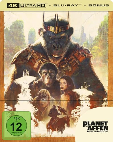 Blu-ray - Planet der Affen - New Kingdom Ultra HD ( Blu-ray) (Steelbook Edition)