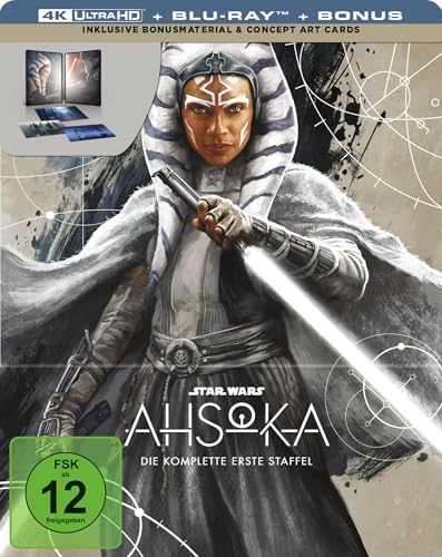 Blu-ray - Ahsoka - Staffel 1 - Steelbook - Limited Edition (2 4K Ultra HD) (+ 2 Blu-rays)