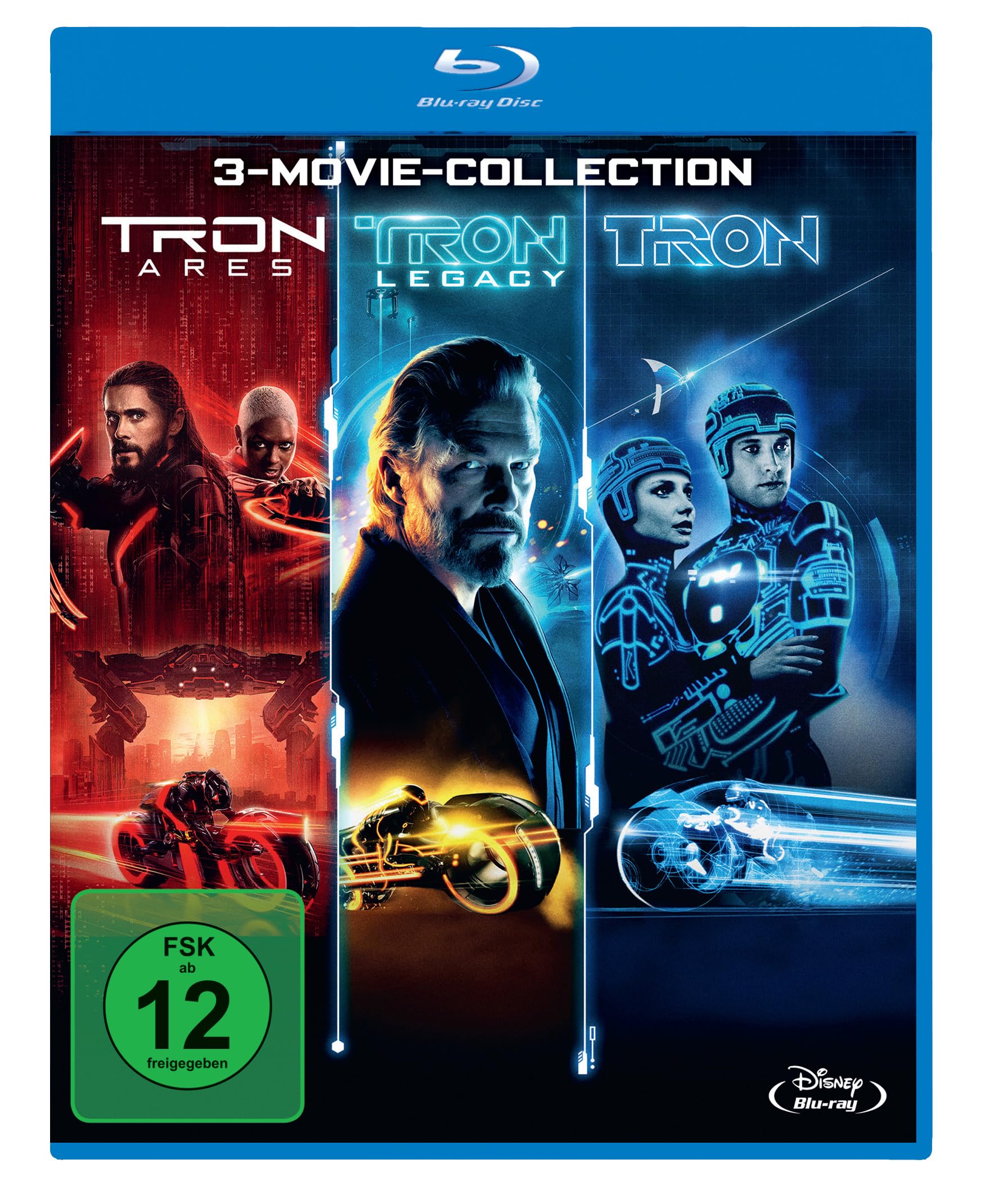 Blu-ray - Tron / Tron Legacy / Tron Ares (3-Movie Collection)