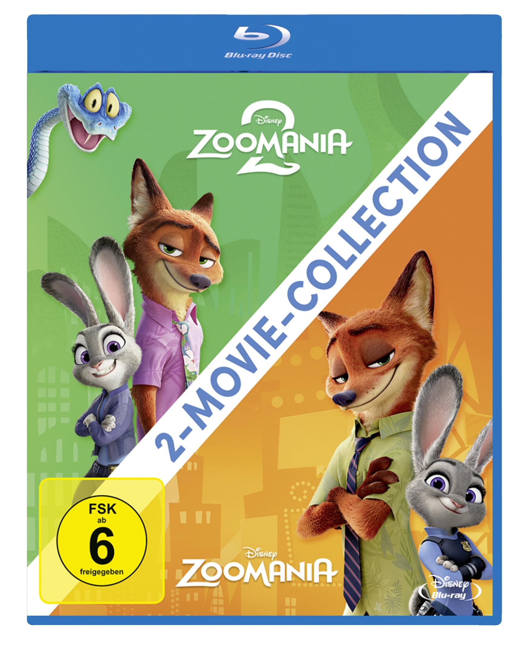 Blu-ray - Zoomania 1 2 (2-Movie-Collection) (Disney)