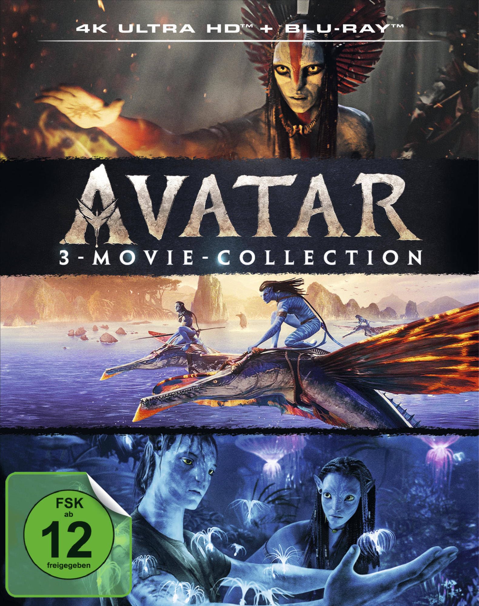 Blu-ray - Avatar - 3-Movie-Collection Ultra HD ( Blu-ray)
