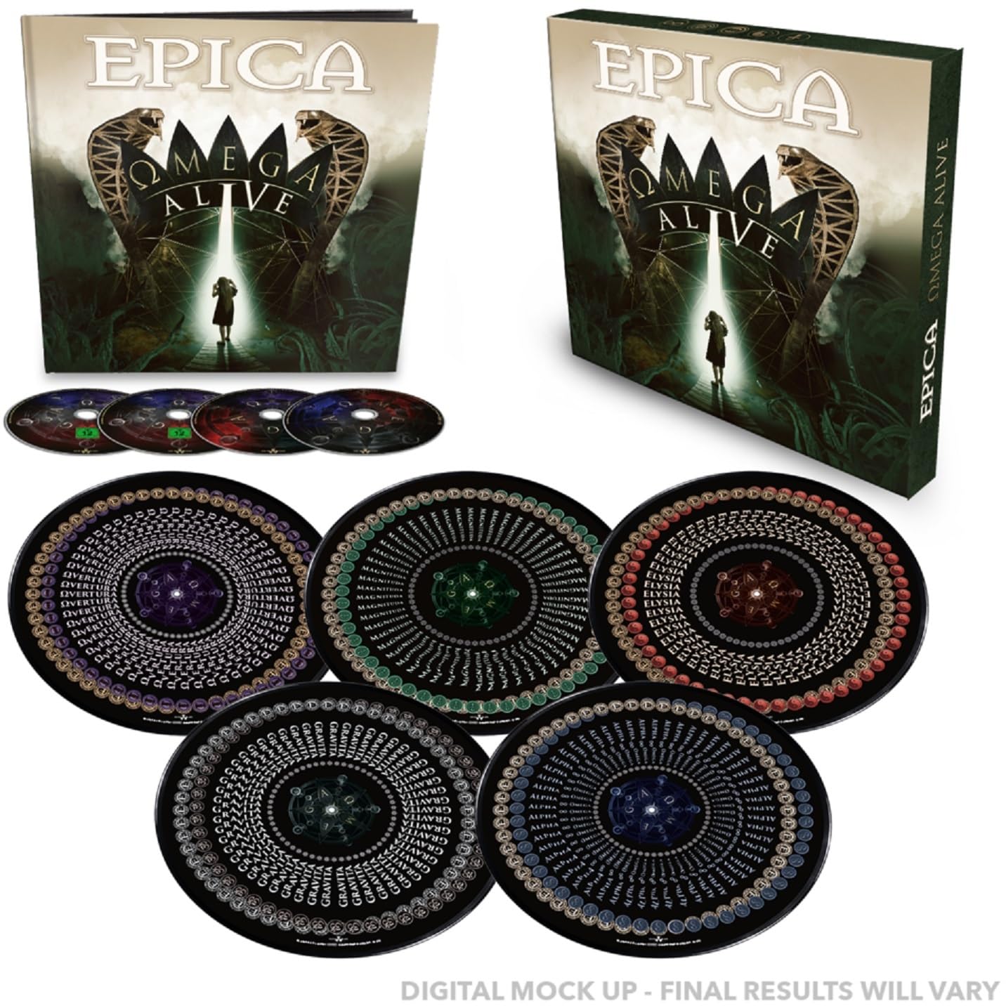 Epica - Omega Alive (Blu-ray   DVD   2CD   5x10'' Picture Vinyl) (Limited Earbook Box Set Edition)