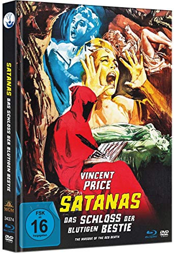 Price, Vincent, Court, Hazel, Asher, Jane, Lee, David, Magee, Patrick, Corman, Roger, Price, Vincent, Court, Hazel - Satanas - Das Schloss der blutigen Bestie - Uncut Limited Mediabook-Edition (plus Booklet/HD neu abgetastet) (+ DVD) [Blu-ray]