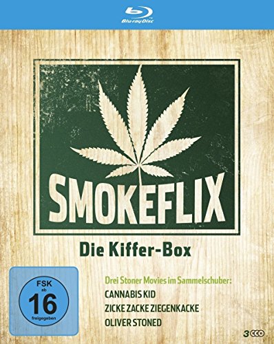 Blu-ray - Smokeflix - Die Kiffer-Box (Cannabis Kid / Zicke Zacke Ziegenkacke / Oliver Stoned)