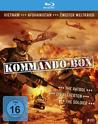 Blu-ray - Kommando-Box (3 Kriegsfilme: The Patrol, Die Alliierten, The Soldier)