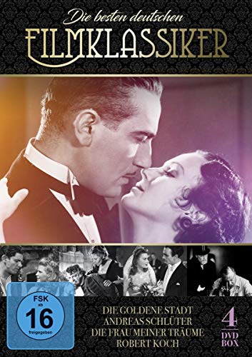 DVD - Die besten deutschen Filmklassiker (Die goldene Stadt, Andreas Schlüter, Die Frau meiner Träume, Robert Koch) (4-DVD BOX)