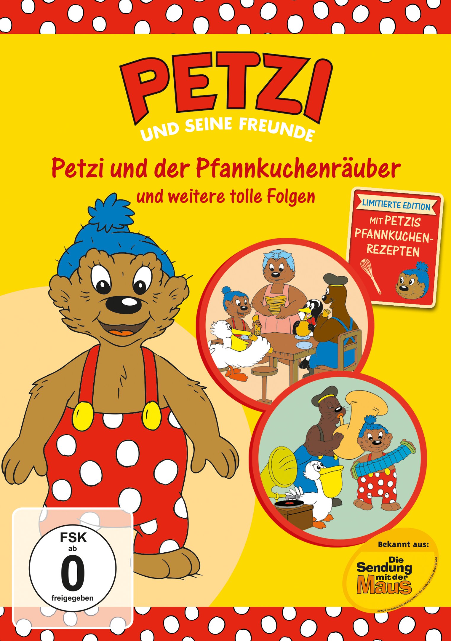 DVD - Petzi und seine Freunde - Petzi der Pfannkuchenräuber