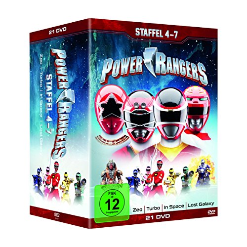  - Power Rangers - Staffel 4-7 (21 Discs)