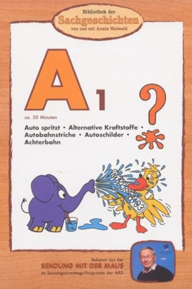 DVD - A1 - Auto spritzt / Alternative Kraftstoffe / Autobahnstriche / Autoschilder / Achterbahn (Bibliothek der Sachgeschichten)