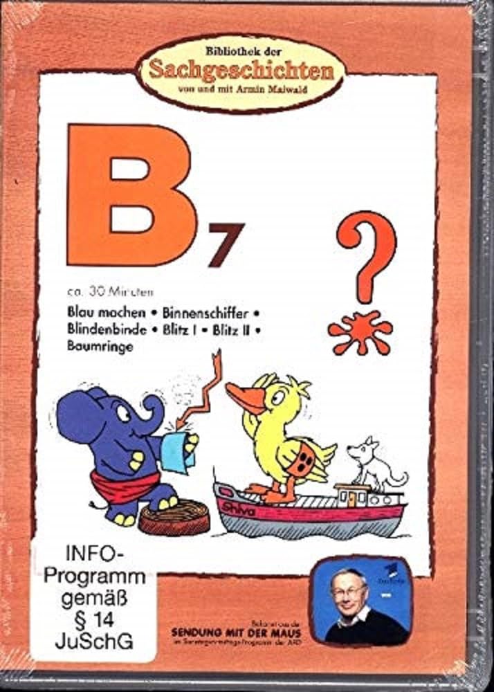 DVD - B7 - Blau machen / Binnenschiffer / Blindenbinde /Blitz 1 / Blitz 2 / Baumringe (Bibliothek der Sachgeschichten)