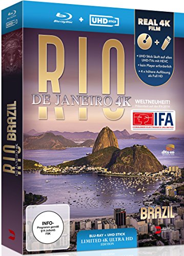  - Rio de Janeiro, Brazil 4K (UHD Stick in Real 4K + Blu-ray) - Limited Edition [Blu-ray]