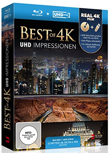  - BEST OF 4K - UHD Impressionen (UHD STICK und Blu-ray in REAL 4K) [Blu-ray] [Limited Edition]