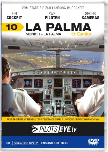 - PilotsEYE.tv | La PALMA |:| DVD |:| Cockpitflight Condor | A320 | Bonus: Inseltour mit FO, Audiokommentar, Landeerklärungen
