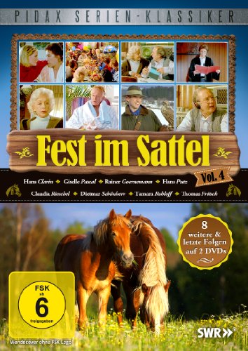 - Fest im Sattel, Vol. 4 - Die letzten 8 Folgen der beliebten Reiterserie (Pidax Serien-Klassiker) [2 DVDs]