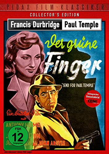  - Francis Durbridge: Paul Temple - Der grüne Finger (Send for Paul Temple) - Collector's Edition / Hochspannende Durbridge-Verfilmung mit umfangreichem ... Kurzgeschichte (Pidax Film-Klassiker)