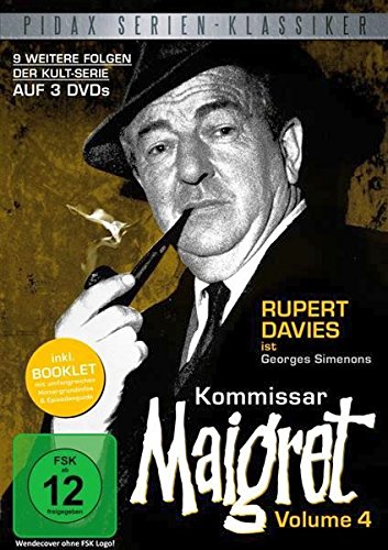 - Kommissar Maigret, Vol. 4 / Weitere 9 Folgen der legendären Kultserie mit Rupert Davies nach dem Romanen von Georges Simenon (Pidax Serien-Klassiker) [3 DVDs]