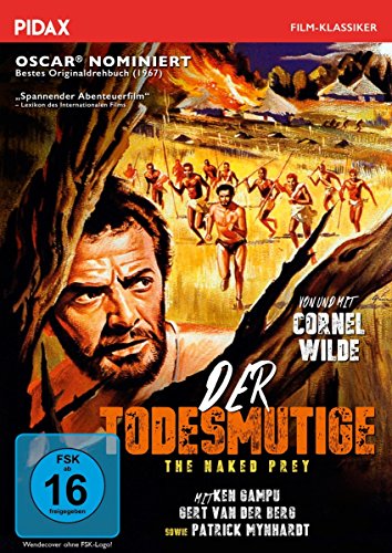 DVD - Der Todesmutige (The Naked Prey) / Spannungsgeladener Abenteuerfilm mit Cornel Wilde (Pidax Film-Klassiker)