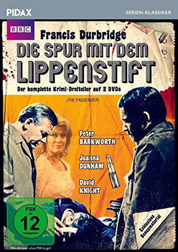  - Francis Durbridge: Die Spur mit dem Lippenstift (The Passenger) - Der komplette Krimi-Dreiteiler (Pidax Serien-Klassiker) [2 DVDs]