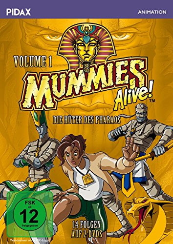 - Mummies Alive - Die Hüter des Pharaos, Vol. 1 / 14 Folgen der Kult-Zeichentrickserie (Pidax Animation) [2 DVDs]