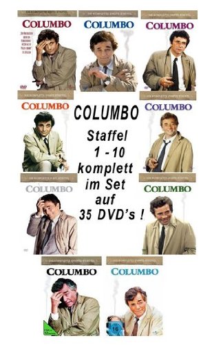  - Columbo - Staffel 1 - 10 Komplett - Set auf 35 DVDs Deutsche Originalware! [35DVDs]