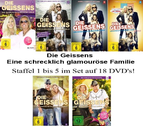  - Die Geissens - Eine schrecklich glamouröse Familie - die komplette 1/2/3/4/5 Staffel im Set