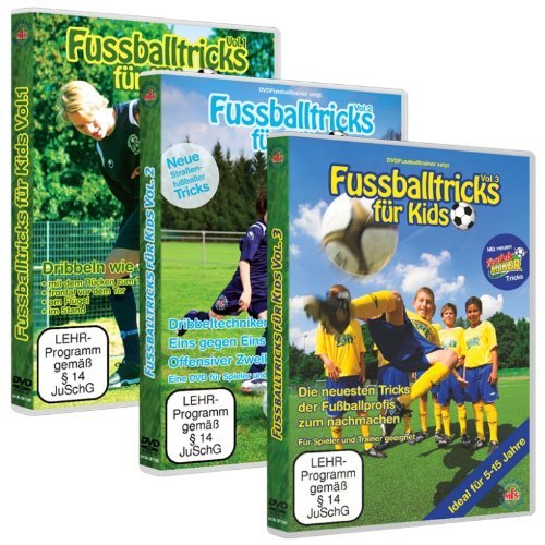  - Fussballtricks für Kids - Trickser-Paket *3 DVDs!*
