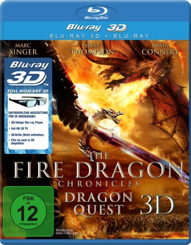  - The Fire Dragon Chronicles - Dragon Quest (3D Version inkl. 2D Version & 3D Lenticular Card)[3D Blu-ray]