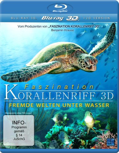  - Faszination Korallenriff 3D - Fremde Welten unter Wasser (3D Version inkl. 2D Version & 3D Lenticular Card)   [3D Blu-ray]