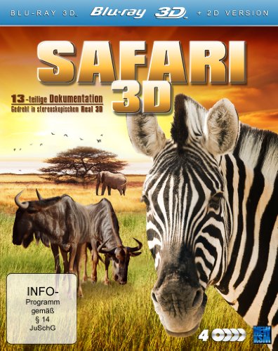  - Safari 3D (4 Disc Set)[3D Blu-ray]