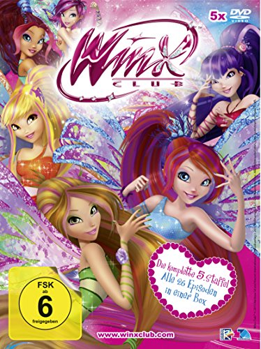 DVD - Winx Club - Die komplette 5.Staffel (inkl. 3D Covercard (Kühlschrankmagnet)) (Limited Edition) [5 DVDs]
