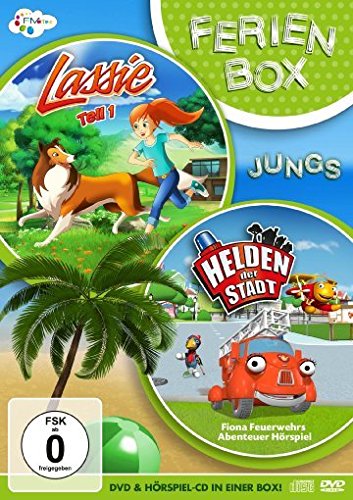 DVD - FerienBox Jungs (Lassie 1 / Helden der Stadt - Fona Feuerwehrs Abenteuer-Hörspiel) (DVD CD)