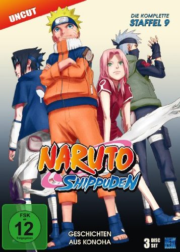 DVD - Naruto Shippuden - Staffel 9: Geschichten aus Konoha, Episoden 396-416 (uncut) [3 DVDs]