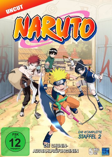  - Naruto - Staffel 2: Die Chunin-Auswahlprüfungen (Episoden 20-52, uncut) [5 DVDs]