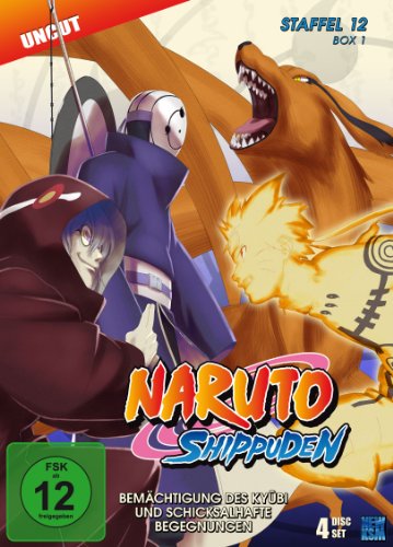 DVD - Naruto Shippuden - Staffel 12 - Teil 1: Folge 463-487 (Uncut)[4 DVDs]