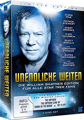 DVD - Unendliche Weiten - Die William Shatner Edition für alle Star Trek Fans (Limited Edition) [4 DVDs]