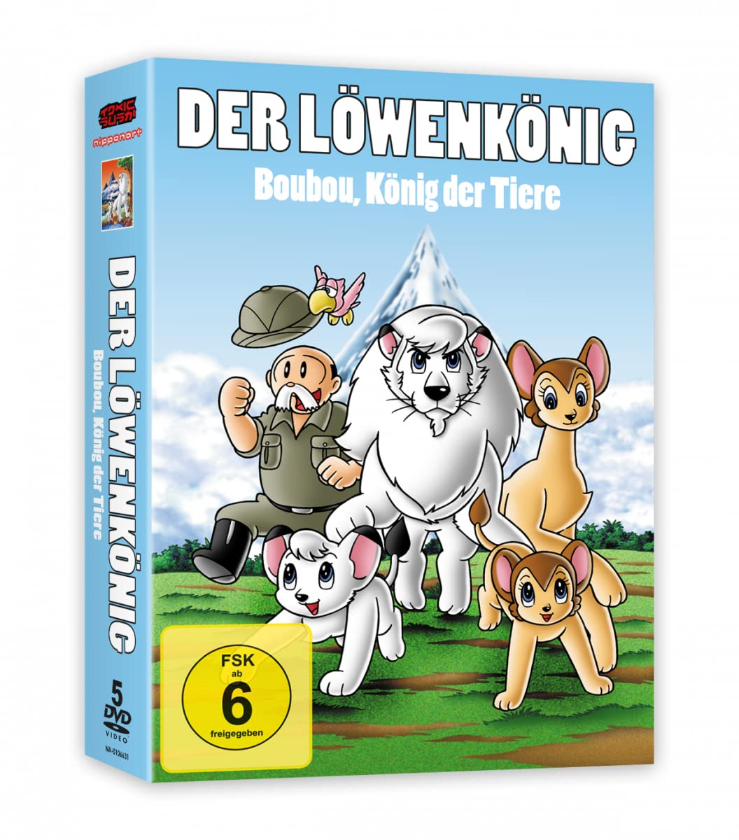 DVD - Der Löwenkönig - Boubou, König der Tiere - Die komplette Serie