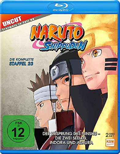  - Naruto Shippuden - Staffel 23: Der Ursprung des Ninshu - Die zwei Seelen, Indora und Ashura (Folgen 679-689) [Blu-ray]