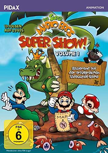  - Die Super Mario Bros. Super Show!, Vol. 1 / 13 Folgen mit dem berühmten Videospiel-Duo + 4 Bonusepisoden (Pidax Animation) [2 DVDs]
