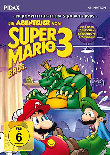  - Die Abenteuer von Super Mario Bros. 3 / Die komplette 13-teilige Serie mit dem berühmtesten Videospiel-Duo der Welt (Pidax Animation) [2 DVDs]