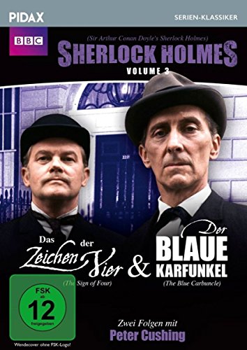 - Sherlock Holmes, Vol. 3 (Sir Arthur Conan Doyle's Sherlock Holmes) / 2 weitere Folgen: DAS ZEICHEN DER VIER + DER BLAUE KARFUNKEL (Pidax Serien-Klassiker)