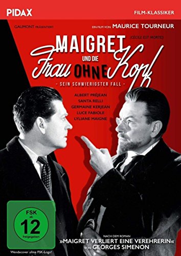 DVD - Maigret und die Frau ohne Kopf (Cécile est morte!) / Spannender Maigret-Krimi nach einem Roman von Georges Simenon (Pidax Film-Klassiker)