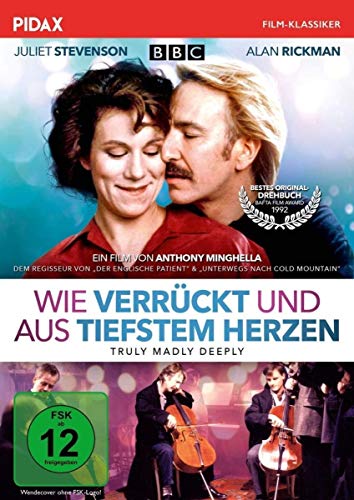 - Wie verrückt und aus tiefstem Herzen (Truly Madly Deeply) / Preisgekrönter Film von Anthony Minghella ( Der englische Patient ) (Pidax Film-Klassiker)