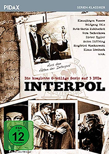  - Interpol / Die komplette Serie mit 8 spannenden Kriminalfällen aus den Akten der Interpol mit absoluter Starbesetzung (Pidax Serien-Klassiker) [3 DVDs]