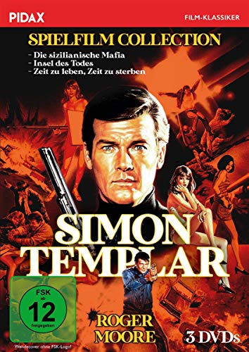 DVD - Simon Templar Spielfilm Collection (Die sizilianische Mafia / Insel des Todes / Zeit zu leben, Zeit zu sterben) (PIDAX Film-Klassiker)